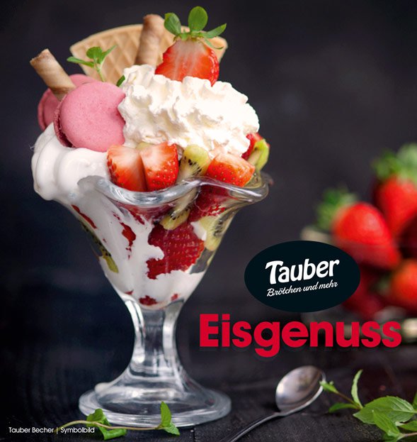 Eisgenuss bei Tauber